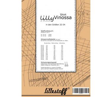 Papierschnittmuster - T-Shirt VINOSSA - Damen- Lillestoff